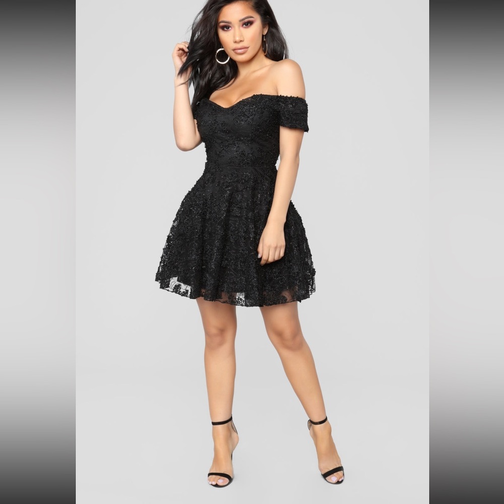 New without tags black fashion nova dress